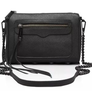 Rebecca Minkoff Avery Crossbody Saffiano Leather Black